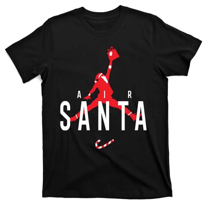 Air Santa Funny Xmas Basketball T-Shirt