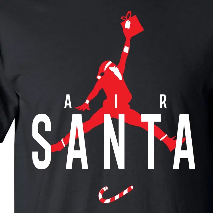 Air Santa Funny Xmas Basketball Tall T-Shirt