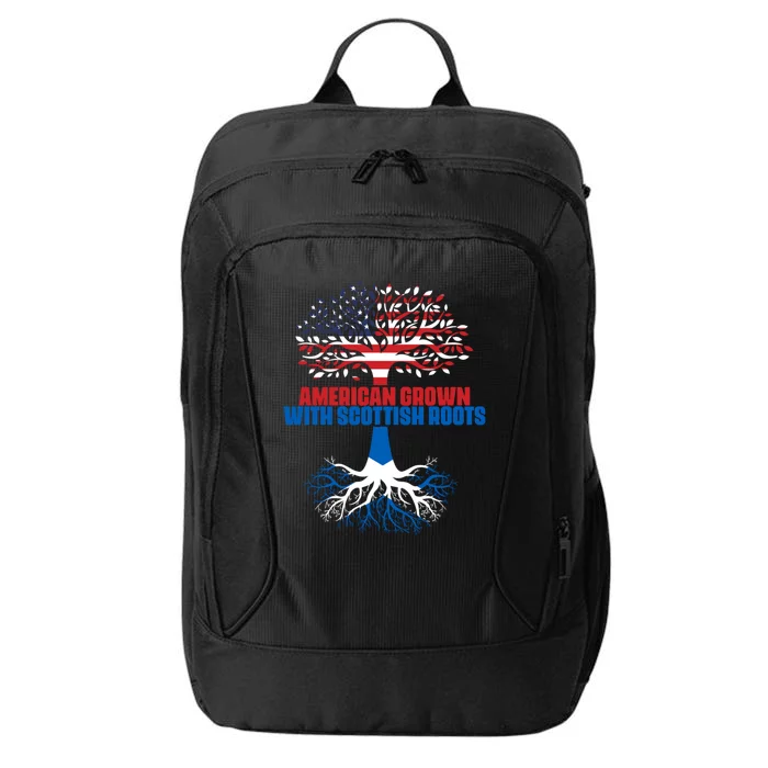 America Scotland Flag Half Scottish Half American Citizen Cute Gift City Backpack