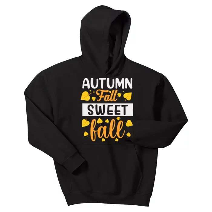 Autumn Sweet Fall Seasonal Graphic Kids Hoodie