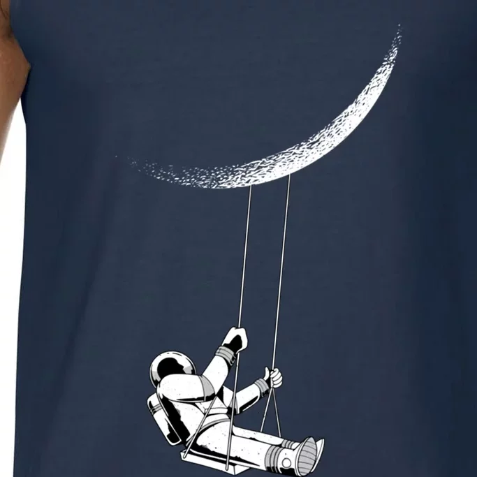 Astronaut Swinging From The Moon Fun Space Meme Gift Comfort Colors® Tank Top