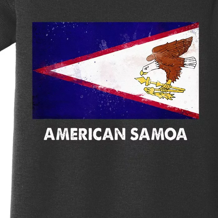 American Samoa Flag American Samoan Baby Bodysuit