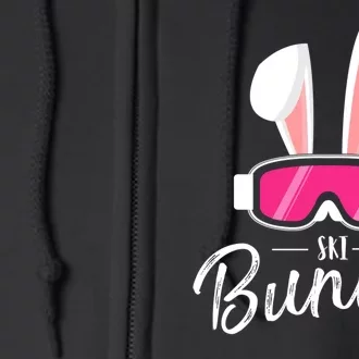 Apres Ski Funny Women Party Outfit Ski Bunny For Wintersport Full Zip Hoodie