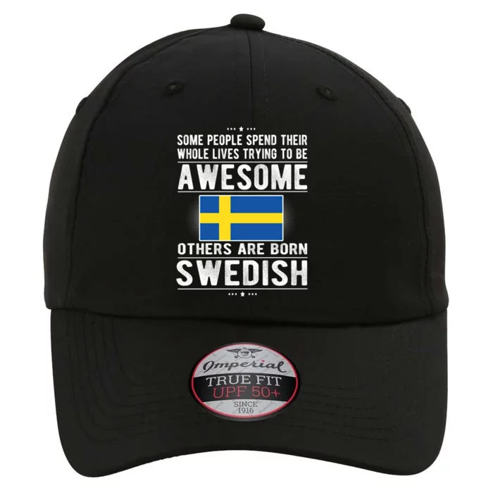 Awesome Swedish Flag Sweden Swedish Roots Gift The Original Performance Cap