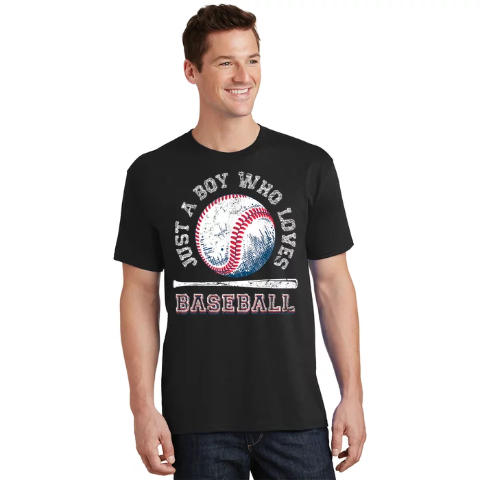 American Sport Fan Baseball Lover Boy Batter Baseball Gift For Player T-Shirt