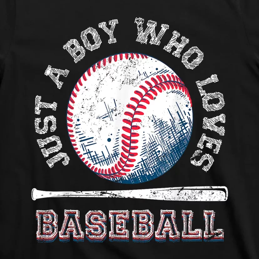 American Sport Fan Baseball Lover Boy Batter Baseball Gift For Player T-Shirt