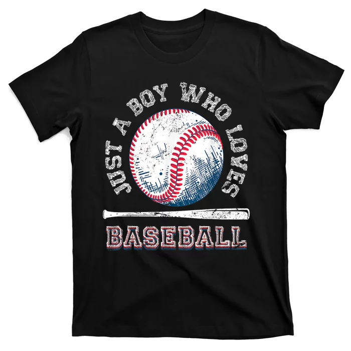 American Sport Fan Baseball Lover Boy Batter Baseball Gift For Player T-Shirt