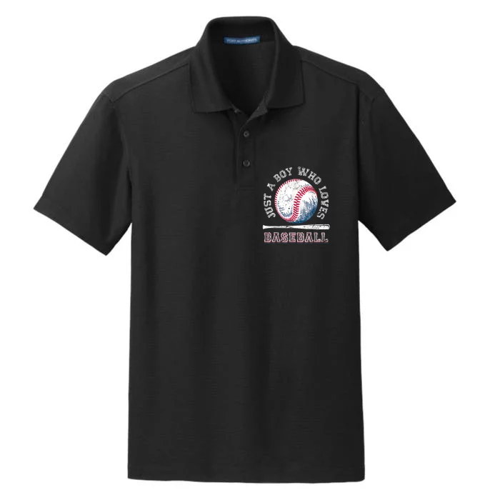 American Sport Fan Baseball Lover Boy Batter Baseball Gift For Player Dry Zone Grid Performance Polo