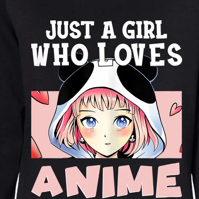 Anime Shirts For Girls , Just A Girl Who Loves Anime Womens California Wash Sweatshirt