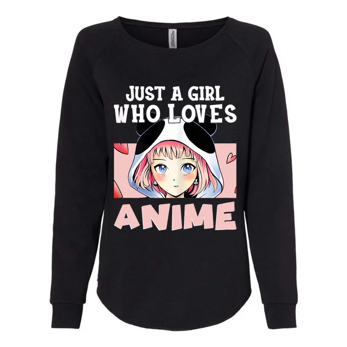 Anime Shirts For Girls , Just A Girl Who Loves Anime Womens California Wash Sweatshirt