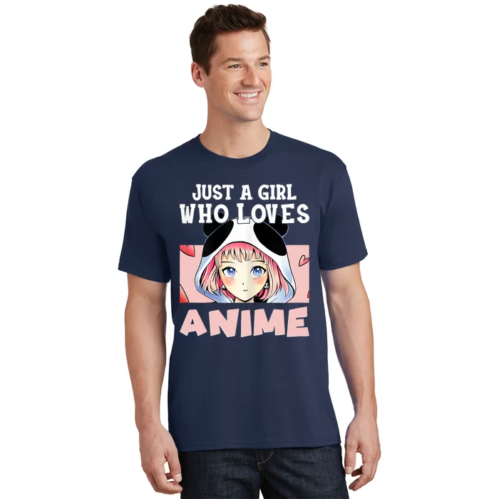 Anime Shirts For Girls , Just A Girl Who Loves Anime T-Shirt