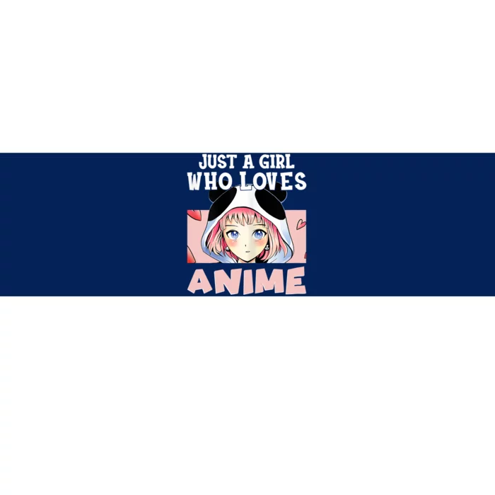 Anime Shirts For Girls , Just A Girl Who Loves Anime Bumper Sticker