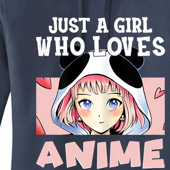 Anime Shirts For Girls , Just A Girl Who Loves Anime Women's Pullover Hoodie