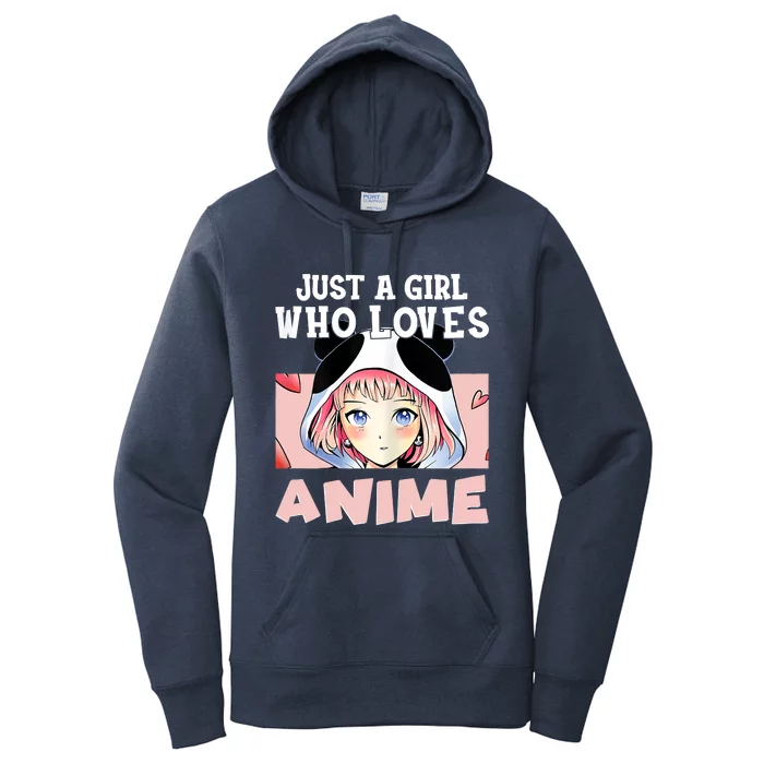 Anime Shirts For Girls , Just A Girl Who Loves Anime Women's Pullover Hoodie