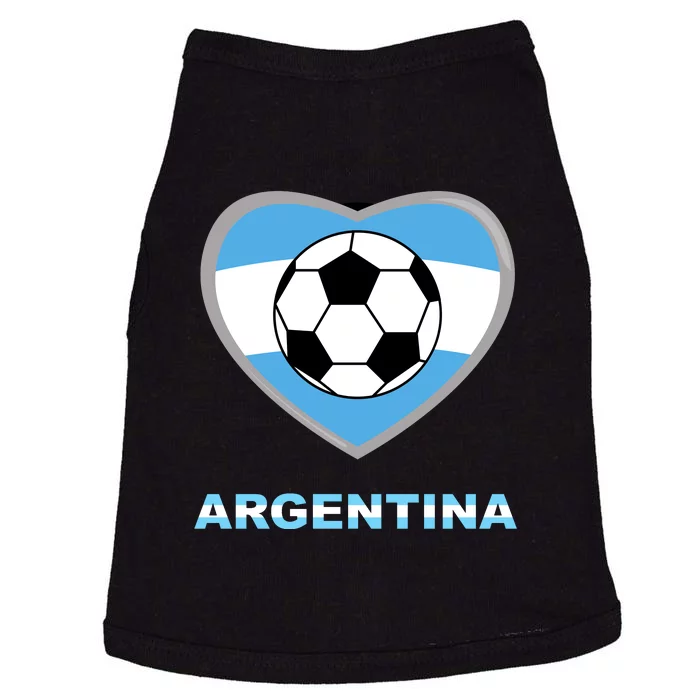 Argentina Soccer Football Argentinian Flag Doggie Tank