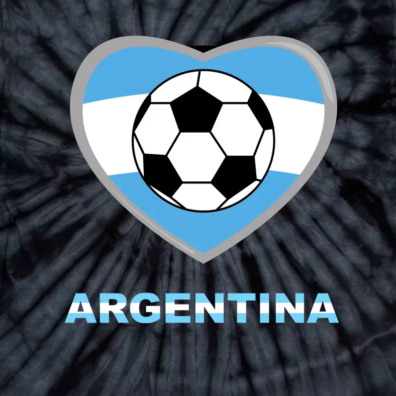 Argentina Soccer Football Argentinian Flag Tie-Dye T-Shirt