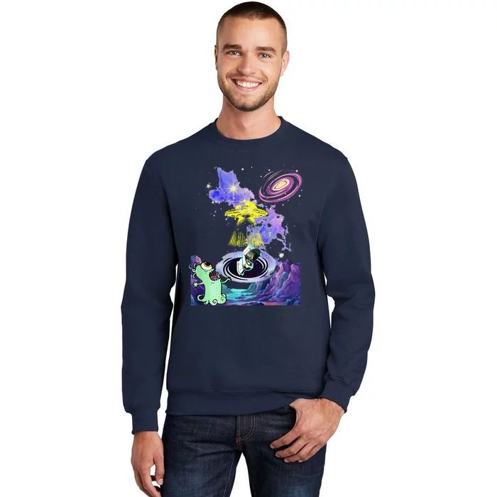 Alien Space Fluff Tall Sweatshirt