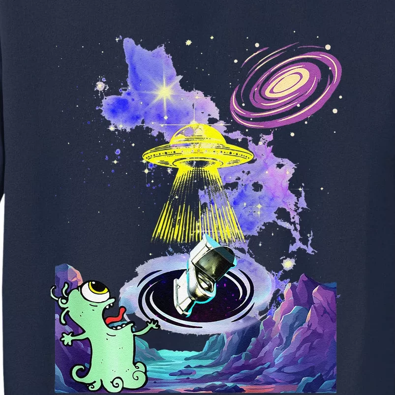 Alien Space Fluff Tall Sweatshirt