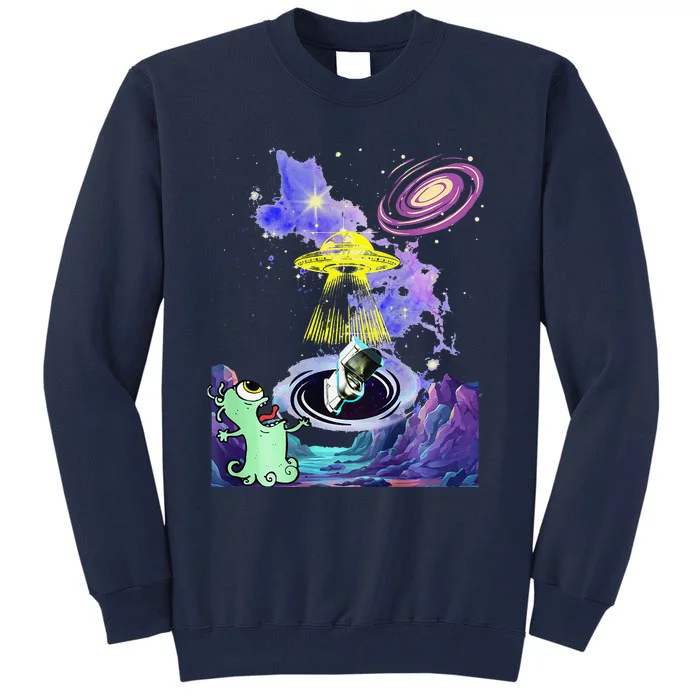 Alien Space Fluff Tall Sweatshirt