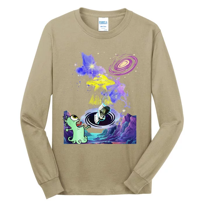 Alien Space Fluff Tall Long Sleeve T-Shirt