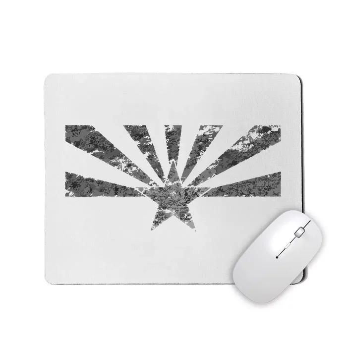 Arizona State Flag Distressed Vintage Az Flag Print Mousepad