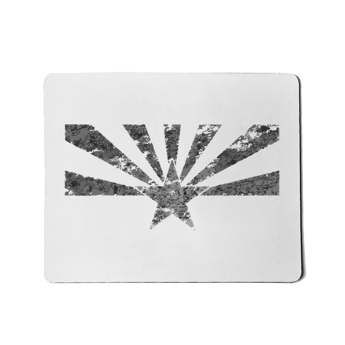 Arizona State Flag Distressed Vintage Az Flag Print Mousepad