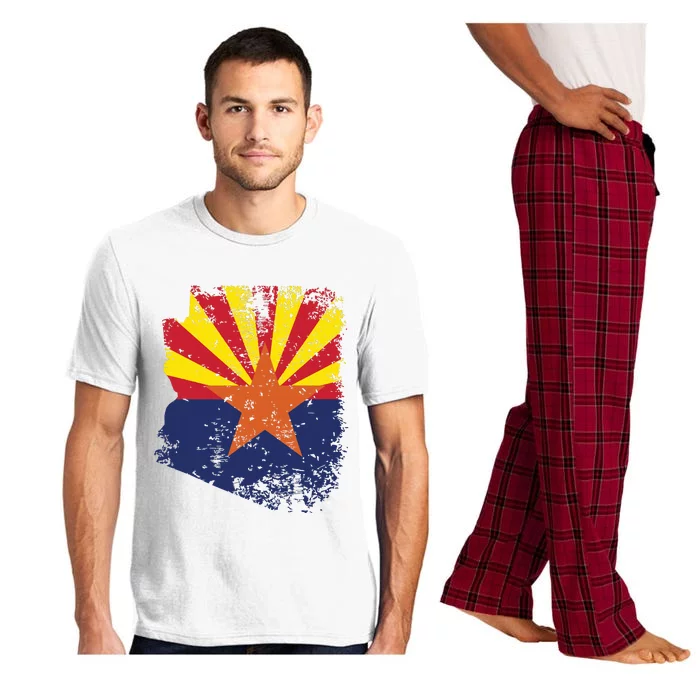 Arizona State Flag Faded Flag Of Arizona Pajama Set