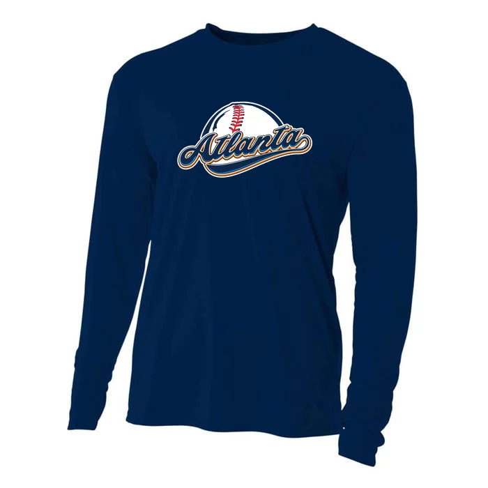 Atlanta Softball Fan Cooling Performance Long Sleeve Crew