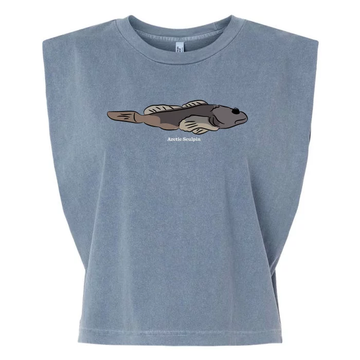 Arctic Sculpin Freshwater Fish Garment-Dyed Women's Muscle Tee