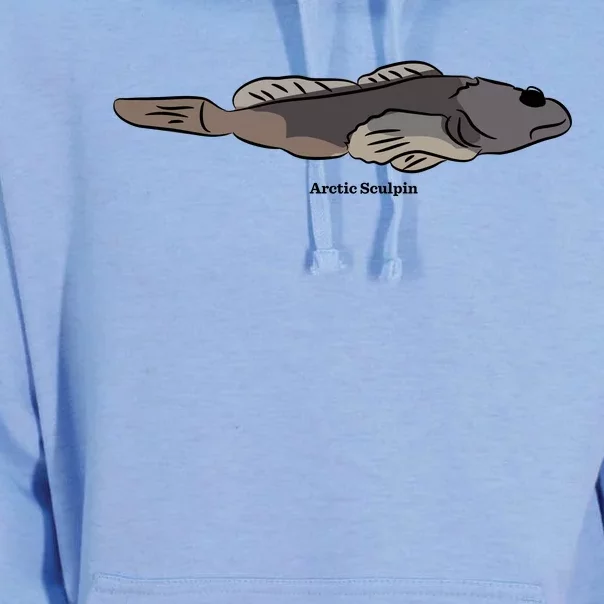 Arctic Sculpin Freshwater Fish Unisex Surf Hoodie