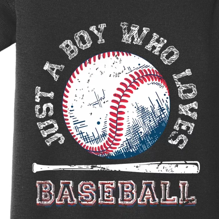 American Sport Fan Baseball Lover Batter Baseball Baby Bodysuit