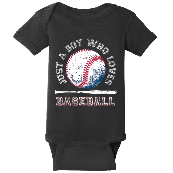 American Sport Fan Baseball Lover Batter Baseball Baby Bodysuit