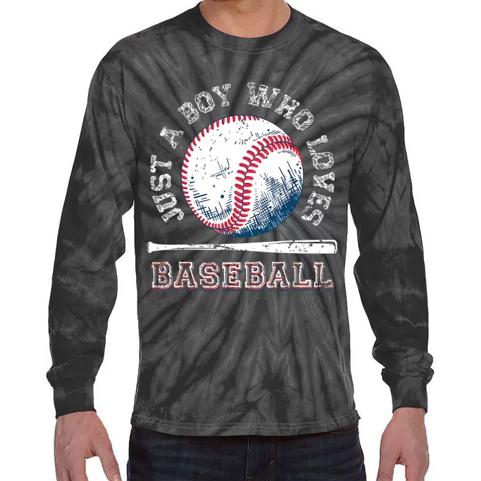 American Sport Fan Baseball Lover Batter Baseball Tie-Dye Long Sleeve Shirt