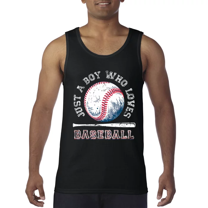 American Sport Fan Baseball Lover Batter Baseball Tank Top