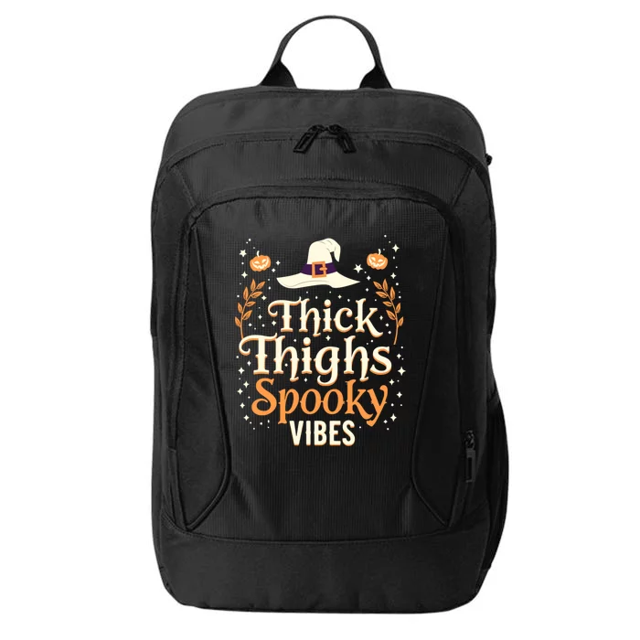 Aesthetic Spooky Goth Clothes Thick Thighs Spooky Vibes Gift City Backpack