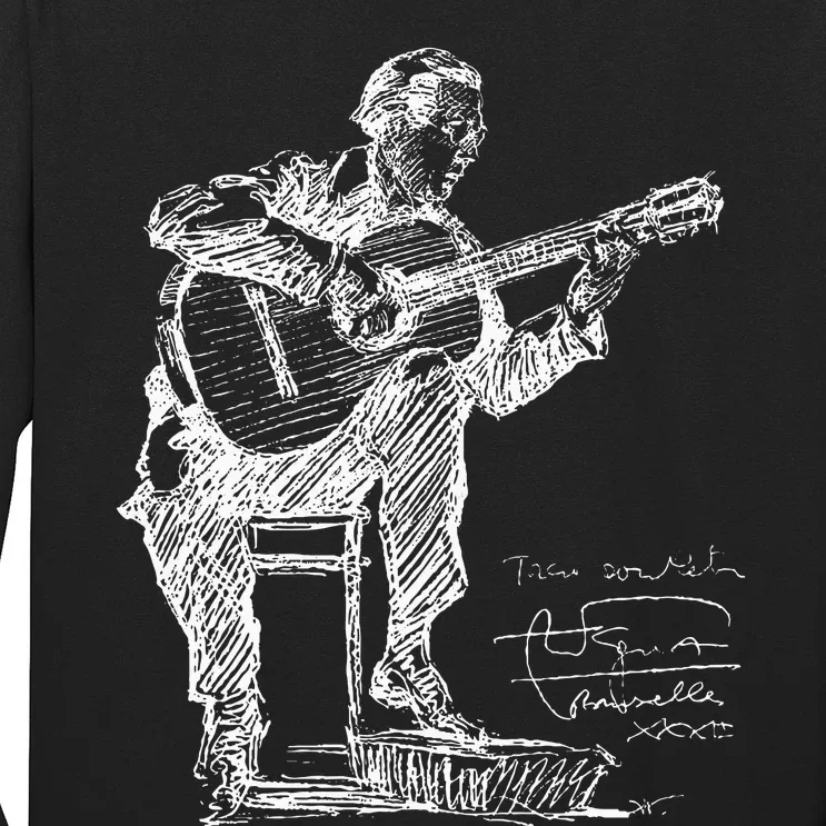 Anders Segovia Guitarist Classical Guitar Musicians Long Sleeve Shirt