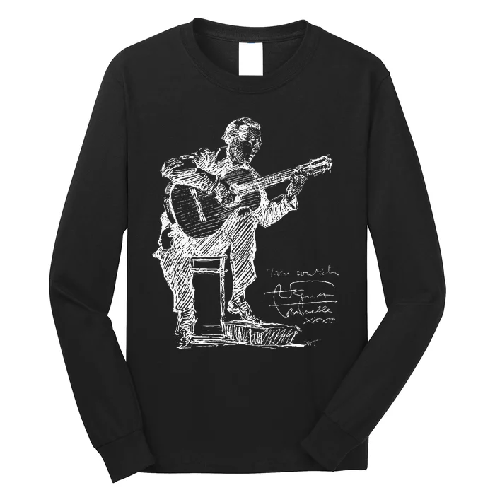 Anders Segovia Guitarist Classical Guitar Musicians Long Sleeve Shirt