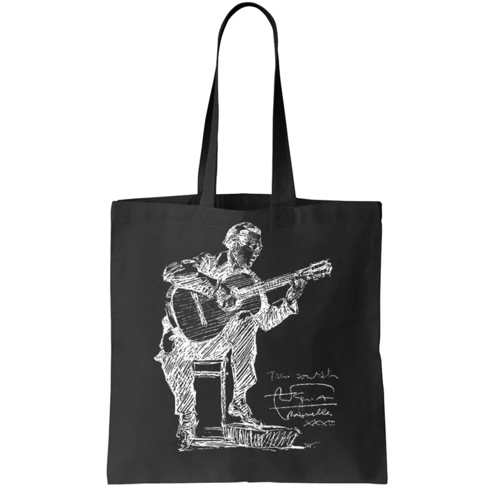 Anders Segovia Guitarist Classical Guitar Musicians Tote Bag