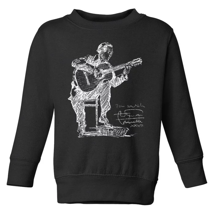 Anders Segovia Guitarist Classical Guitar Musicians Toddler Sweatshirt