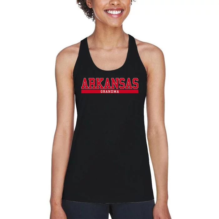 Arkansas State Grandma Sports Women's Racerback Tank