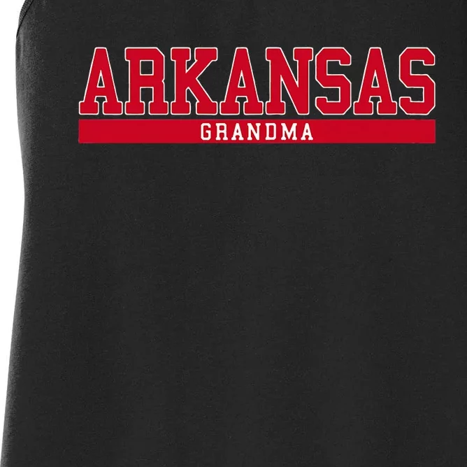 Arkansas State Grandma Sports Women's Racerback Tank