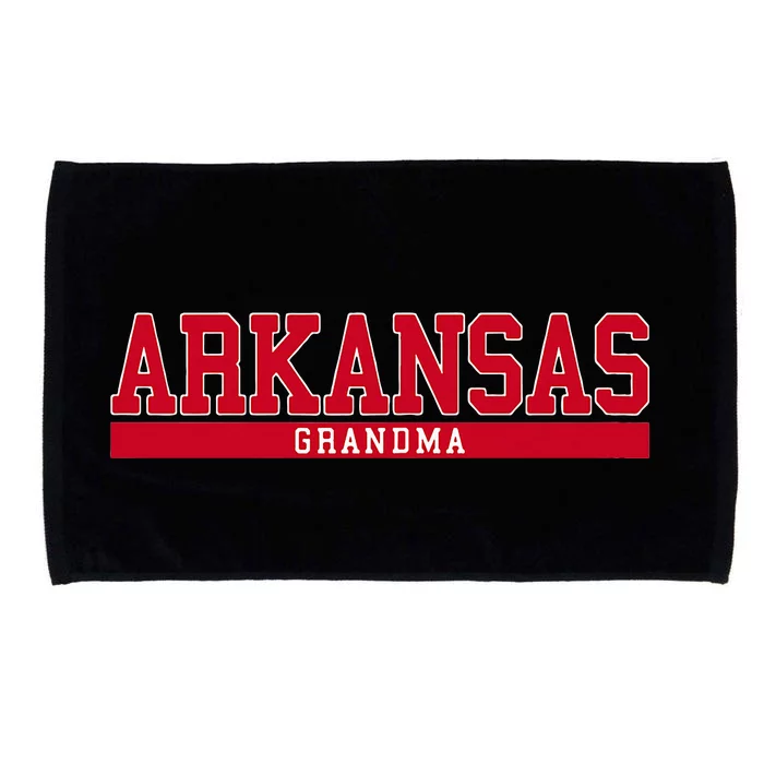 Arkansas State Grandma Sports Microfiber Hand Towel