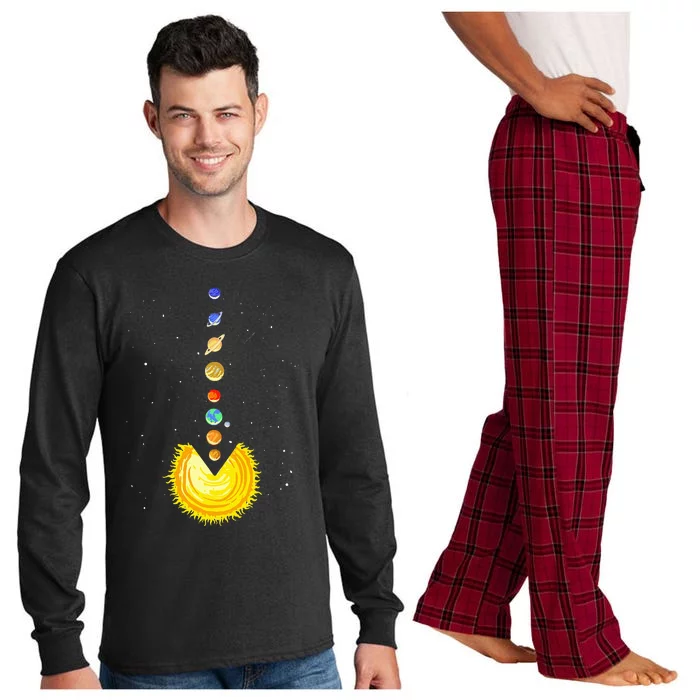 Astronomer Stars Galaxy Telescope Astrology Zodiac Long Sleeve Pajama Set