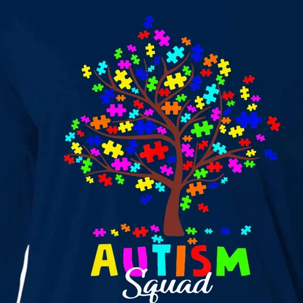 Astism Squad Gift For Autism Awareness Cooling Performance Long Sleeve Crew