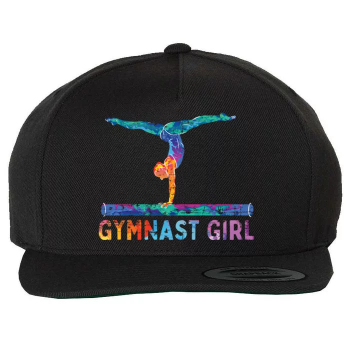 Acrobatic Sport Gymnast Gymnastics Gymnast Great Gift Wool Snapback Cap