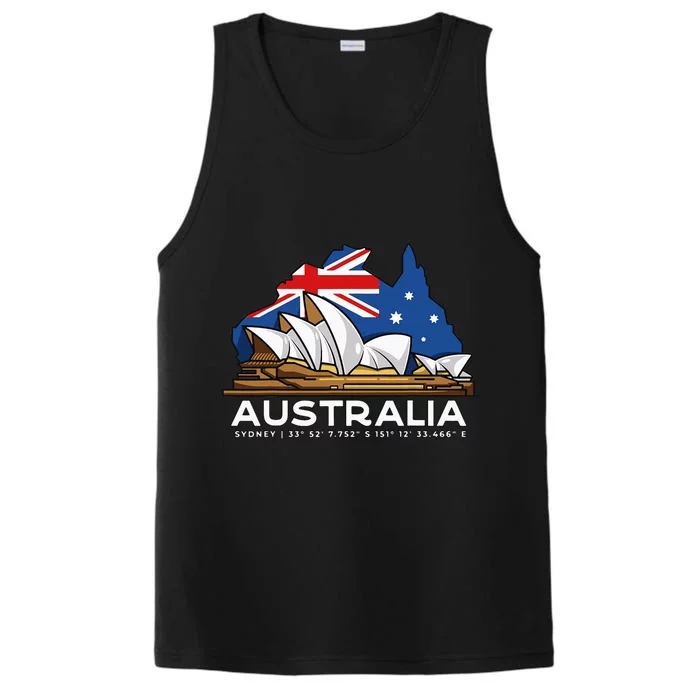 Australia Sydney Gps Coordinates Opera House Performance Tank