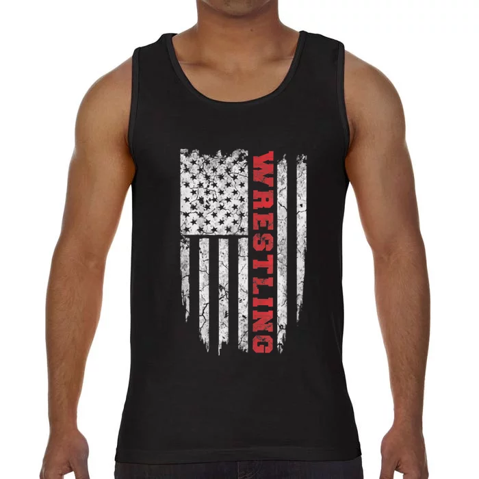 American Sport Gift Wrestling TShirt USA Gift Comfort Colors® Tank Top