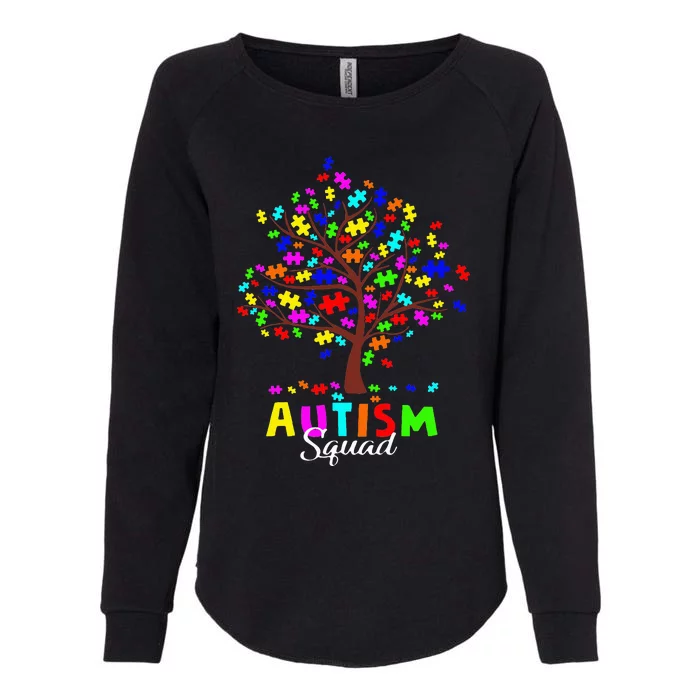 Astism Squad Gift For Autism Awareness Womens California Wash Sweatshirt