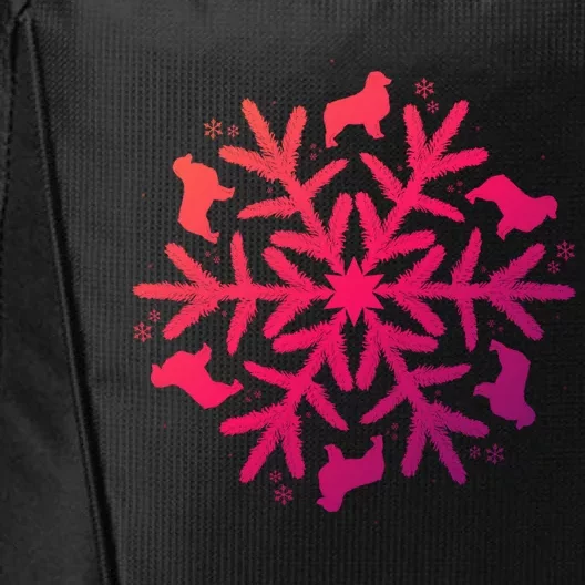 Australian Shepherd Great Gift Christmas Snowflake Funny Gift City Backpack