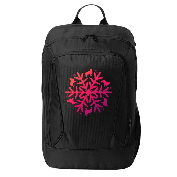 Australian Shepherd Great Gift Christmas Snowflake Funny Gift City Backpack